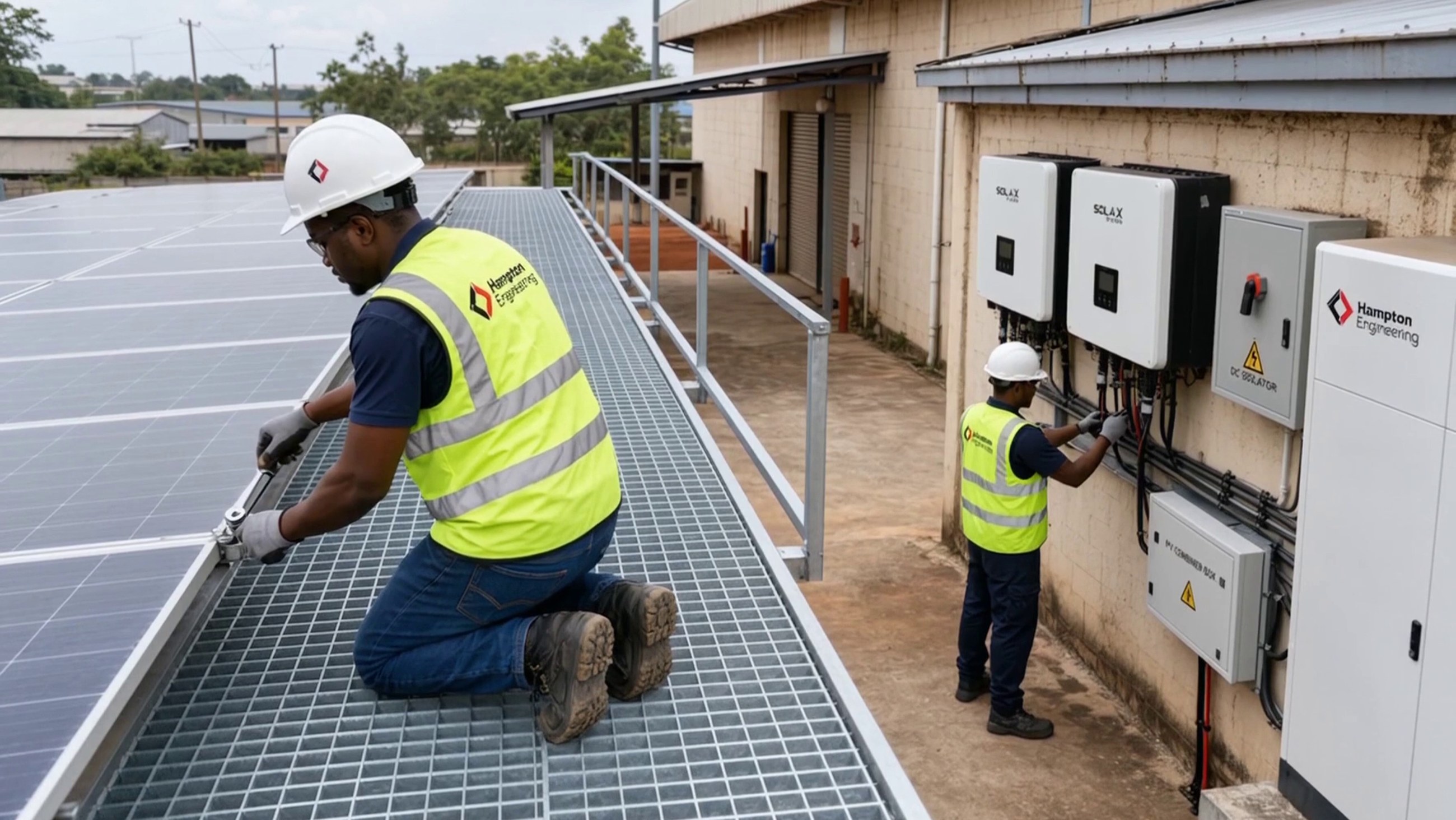 Solar power installation